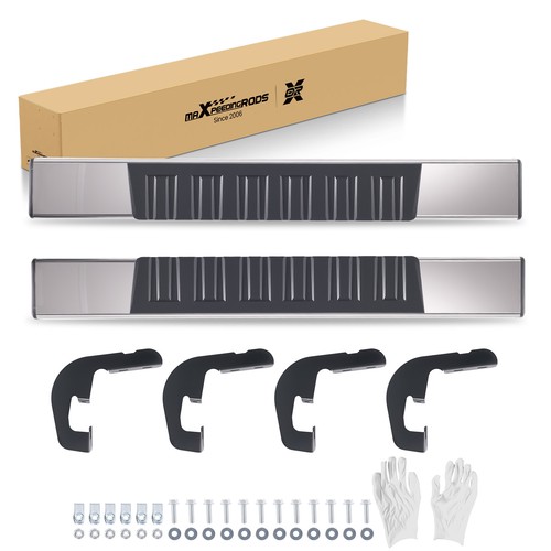 Black running boards kit - black,